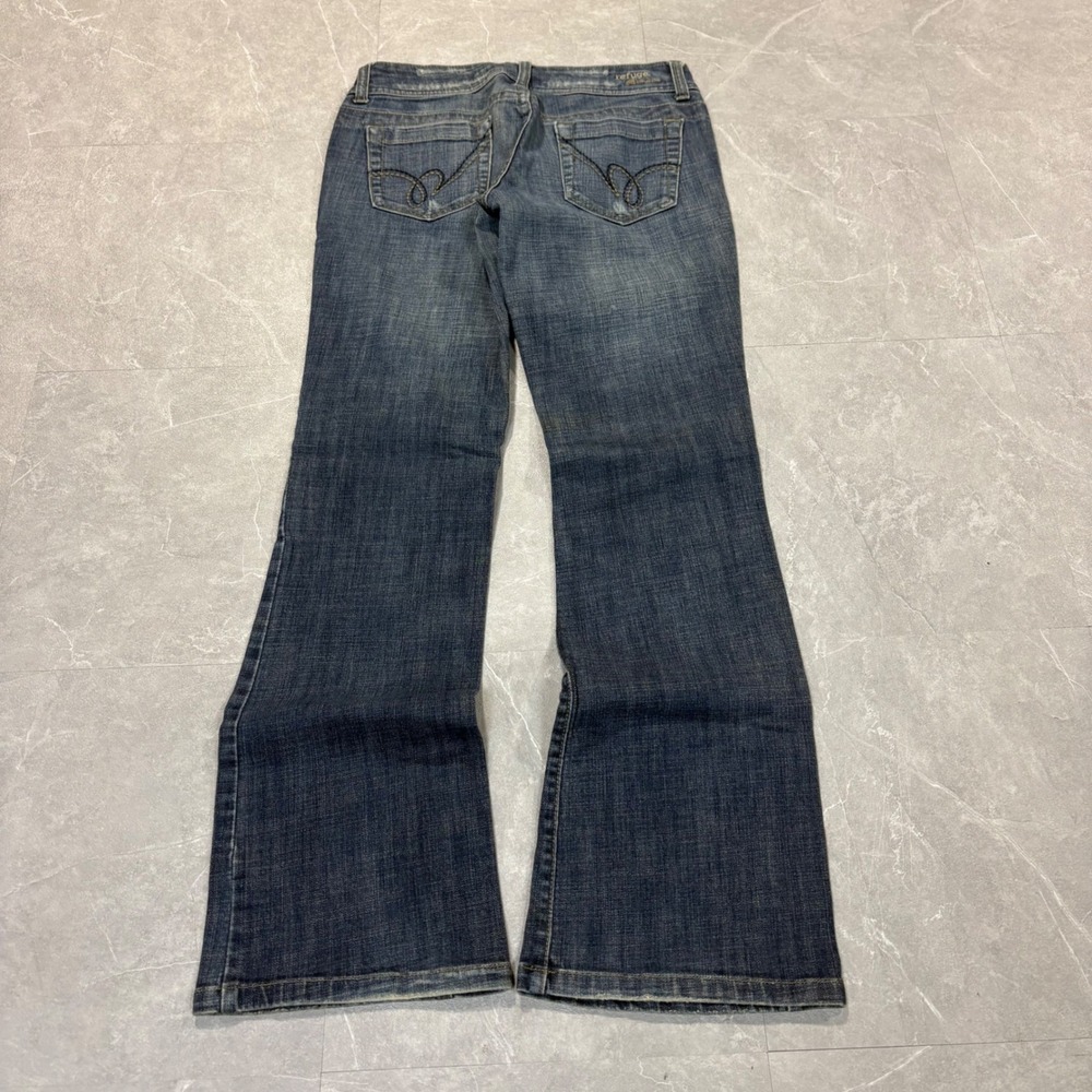 Refuge Premium Womens Blue Bootcut Jeans Size 7R Low Rise CHRF-6208-2DW